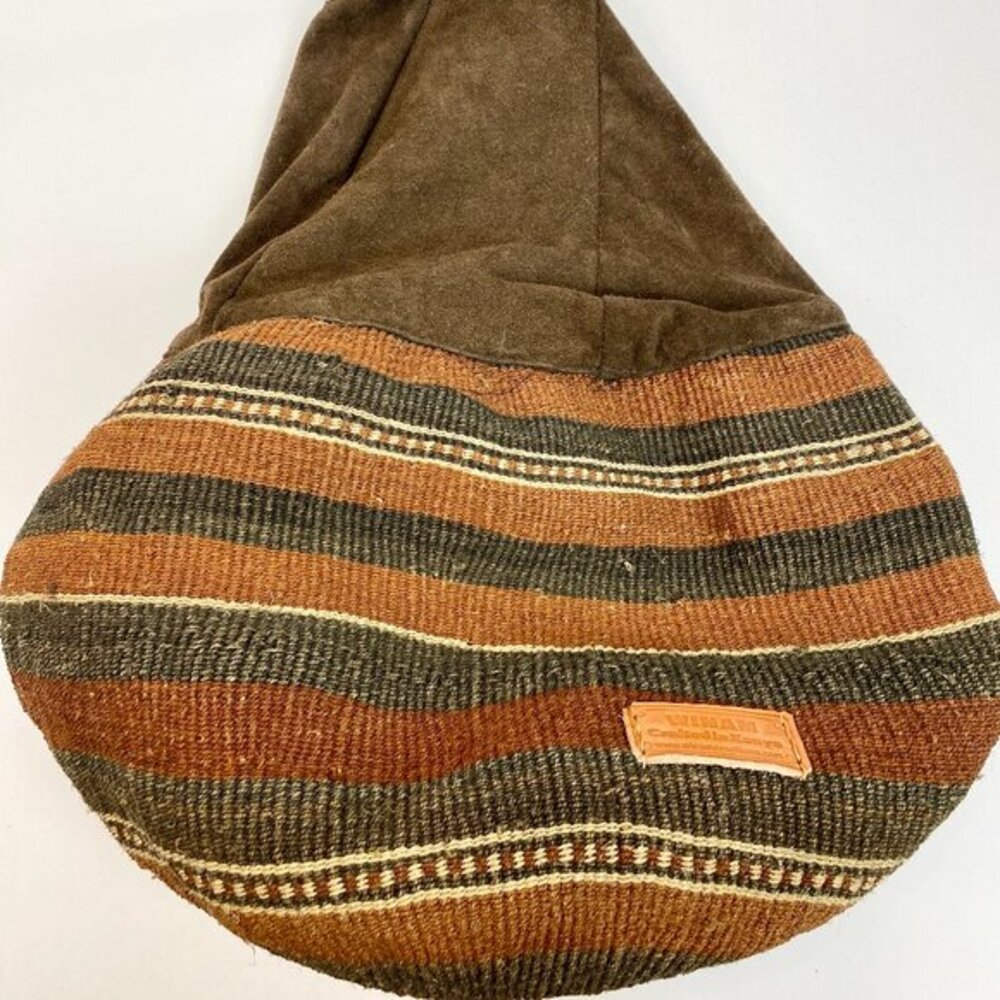 NWOT Kenyan Baobab Suede Leather Backpack Large